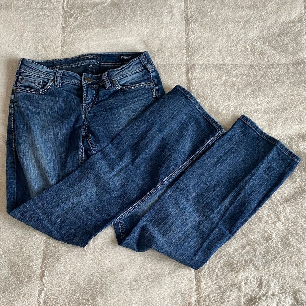 Women’s Silver Aiko Boot Cut Jeans W28/L33